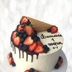 Торт имениннице Василисе (1 год) TIVG013300 фото и оформление торта