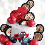 Blaze торт на 3 года BT3G013308 фото и оформление торта