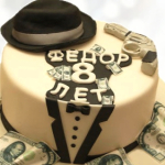 Mafia Style гангстерский торт MSGT013309 фото и оформление торта