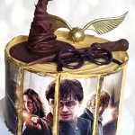 Торт Harry Potter с печатным декором THPP013311 фото и оформление торта
