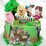 Торт Gravity Falls на 8 лет TGF80013323 фото и оформление торта