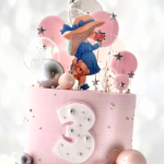 Торт Малышка и медвежонок TMM0013341 фото и оформление торта