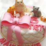 Торт с милыми котятами TMK0013355 фото и оформление торта