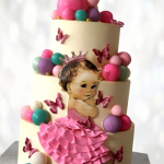 Торт королевский замок для девочки TKZD013364 фото и оформление торта