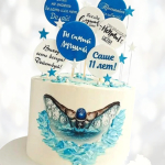 Торт пловцу на одиннадцатилетие TPO0013367 фото и оформление торта