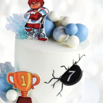 Торт хоккеисту на 7 лет TH7L013370 фото и оформление торта