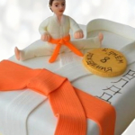 Торт боевые искусства TBI0013391 фото и оформление торта