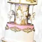 Торт праздничная карусель TPK0013392 фото и оформление торта