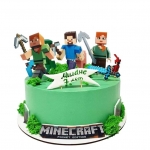Торт детский с героями Майнкрафт №1508