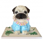Торт детский в виде мопса №385