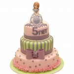 Торт для девочки 5 лет с принцессой №721