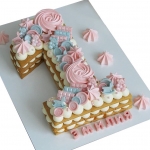 Торт Единица на год №1986