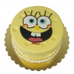 Торт Губка Боб круглый №1349