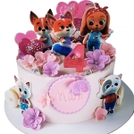 Торт из мультика Кошечки Собачки №2192