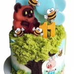 Торт Винни Пух и пчелы №2302