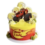 Торт Вспыш и Чудо Машинки на 2 года №2932