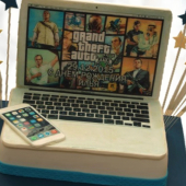 GTA 5 тематический торт G5TT013326 фото и оформление торта