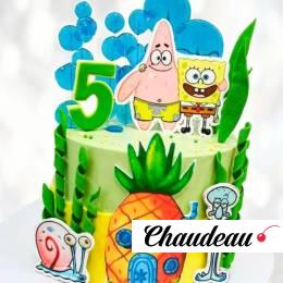 Губка Боб: торт на пятилетие GBTP013331 фото и оформление торта