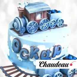 Торт паровозик для детей TPD0013358 фото и оформление торта