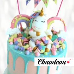 Торт радужный единорог для девочки TRED013362 фото и оформление торта