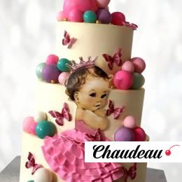 Торт королевский замок для девочки TKZD013364 фото и оформление торта