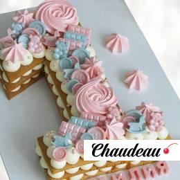 Торт цифра Один на годик TCOG013373 фото и оформление торта