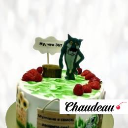 Торт по мотивам Жил-был пес TMZH013380 фото и оформление торта