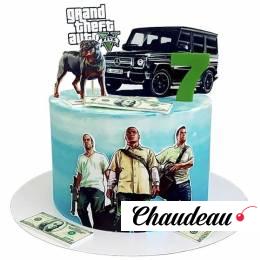 Торт ГТА на 7 лет №2638