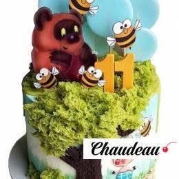 Торт Винни Пух и пчелы №2302 Торт Винни Пух и пчелы №2302