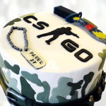 Торт CS:GO с керамбитом TCK0013400 фото и оформление торта