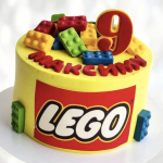 Торт Lego желтый стиль TLZH0013402 фото и оформление торта
