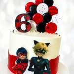 Торт Lady Bug и Cat Noir TLBC013411 фото и оформление торта