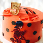 Торт Леди Баг без мастичного покрытия TLBM013415 фото и оформление торта