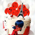 Торт Леди Баг и Париж TLBP013420 фото и оформление торта