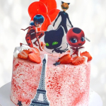 Торт Леди Баг с лесными ягодами TLBL013421 фото и оформление торта