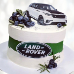 Торт Land Rover автомобиль TLRA013422 фото и оформление торта