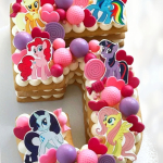 Торт My Little Pony цифра 5 TMLP0013426 фото и оформление торта