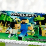 Торт Minecraft праздничный TMP0013435 фото и оформление торта