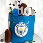 Торт Manchester City на 10 лет TMC1013445 фото и оформление торта