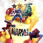 Торт с героями Марвел TGM0013448 фото и оформление торта