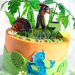 Торт Райя и последний дракон на 7 лет TRPD0013463 фото и оформление торта