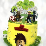 Торт Roblox на 7 лет TR7L0013479 фото и оформление торта