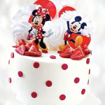 Торт Микки и Минни с клубникой TMMK013484 фото и оформление торта