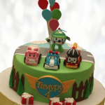 Торт Робокар Поли на 4 года TRP40013489 фото и оформление торта