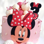 Торт Minnie Mouse на 3 года TMM30013495 фото и оформление торта