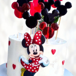 Торт Minnie Mouse с леденцами TMML0013498 фото и оформление торта