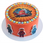 Торт Лего Ниндзяго на 6 лет №2502