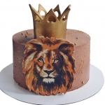 Торт Лев с короной №1901