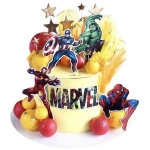 Торт Марвел с картинками супергероев №2841