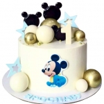 Торт Микки Маус на 1 год №2279